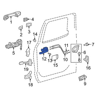Toyota OE - Front Right Inner Interior Door Handle