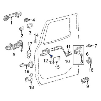 Toyota OE - Door Interior Trim Panel Screw