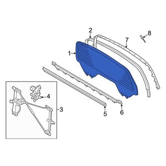 Toyota OE - Rear Back Glass