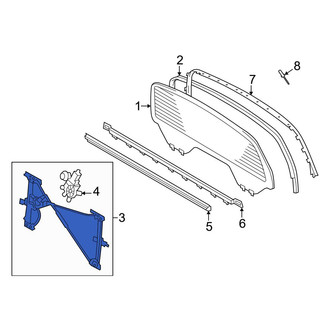 Toyota OE - Front Right Window Regulator