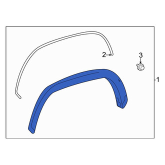Toyota OE - Rear Right Wheel Arch Molding
