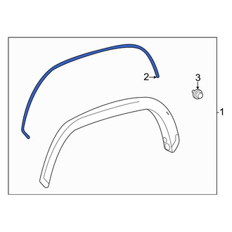 Toyota OE - Wheel Arch Molding Seal