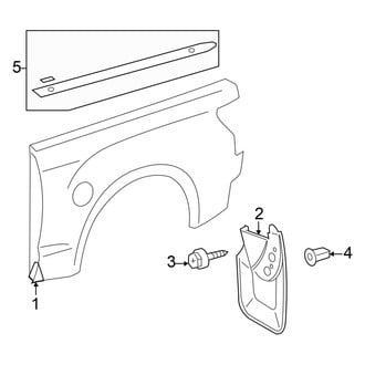 Toyota OE - Pick Up Box - Exterior Trim (6.5' Box), (1794 Edition / Limited / Platinum / SR / SR5)