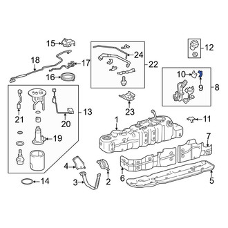 Toyota OE - Fuel Filler Neck Clamp