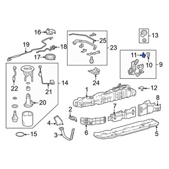 Toyota OE - Fuel Filler Neck Bracket