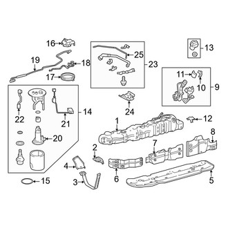 Toyota OE - Fuel System Components (32-Gallon)