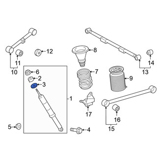 Toyota OE - Rear Suspension Shock Absorber Bushing