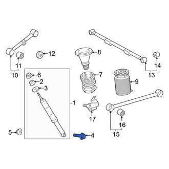 Toyota OE - Suspension Shock Absorber Bolt