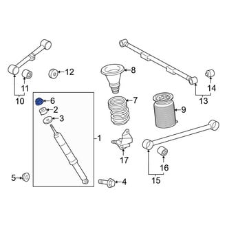 Toyota OE - Front Upper Suspension Strut Nut