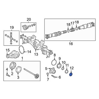 Toyota OE - Axle Nut Washer