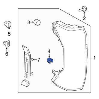 Toyota OE - Lower Tail Light Clip