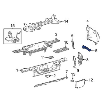 Toyota OE - Rear Left Bumper Guide