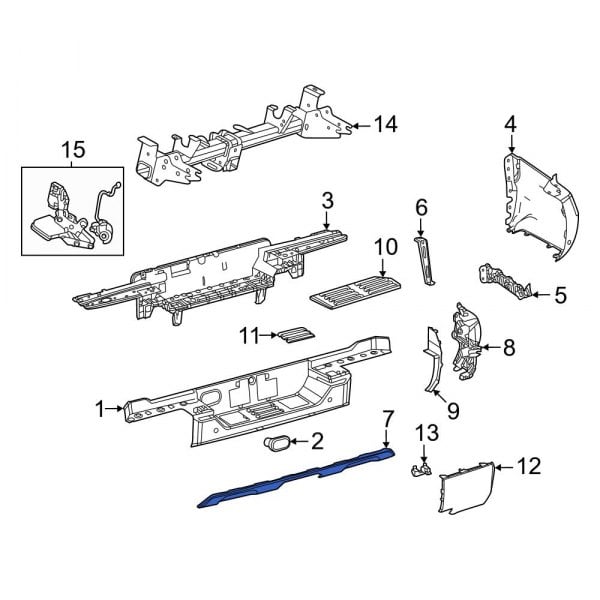 Toyota OE 521690C040 - Rear Valance Panel