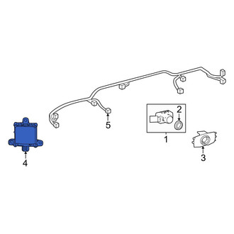 Toyota OE - Rear Blind Spot Detection System Warning Sensor