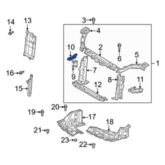 Toyota OE - Right Bumper Cover Reinforcement