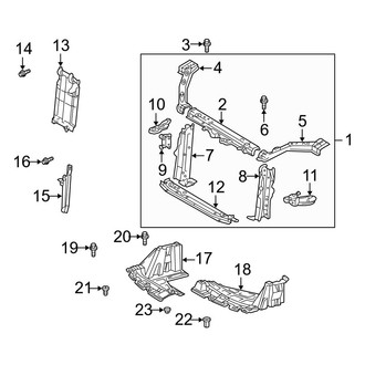 Toyota OE - Radiator Support