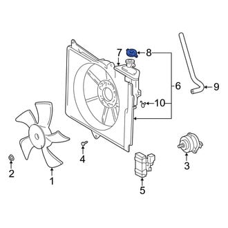Toyota OE - Engine Coolant Reservoir Cap