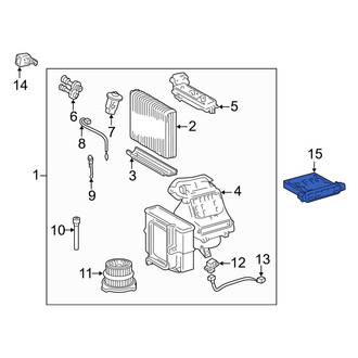 Toyota OE - Cabin Air Filter Case