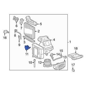 Toyota OE - HVAC Air Inlet Door Actuator