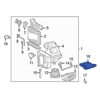 Toyota OE - Cabin Air Filter Case