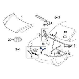 Toyota OE - Front Hood Contact Switch