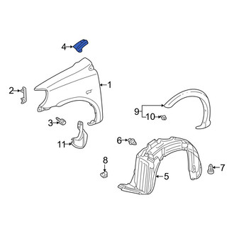 Toyota OE - Left Fender Seal
