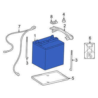 Toyota OE - Vehicle Battery