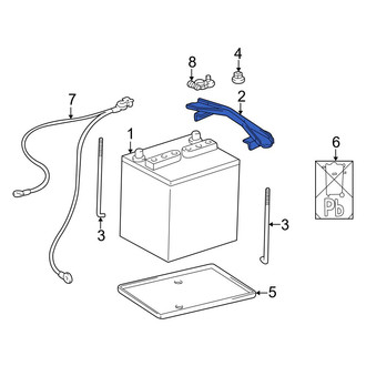 Toyota OE - Battery Hold Down
