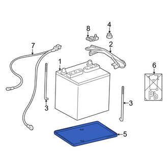 Toyota OE - Battery Tray