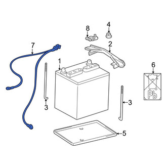 Toyota OE - Battery Cable