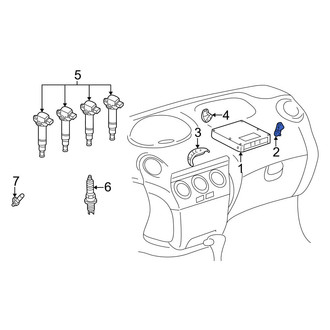 Toyota OE - Right Engine Control Module (ECM) Bracket