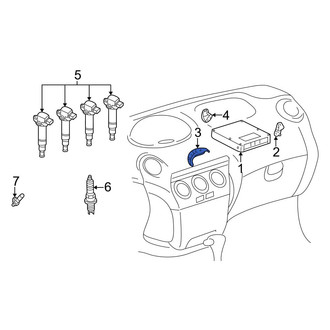 Toyota OE - Left Engine Control Module (ECM) Bracket
