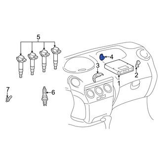 Toyota OE - Rear Engine Control Module (ECM) Bracket