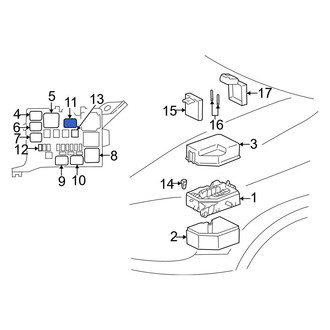 Toyota OE - Accessory Power Relay