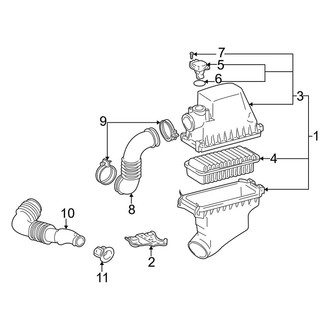 Toyota OE - Engine / Transaxle - Air Intake