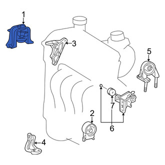 Toyota OE - Right Engine Mount
