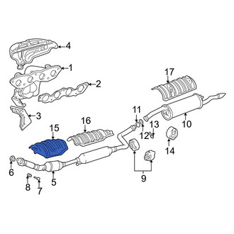 Toyota OE - Front Floor Pan Heat Shield