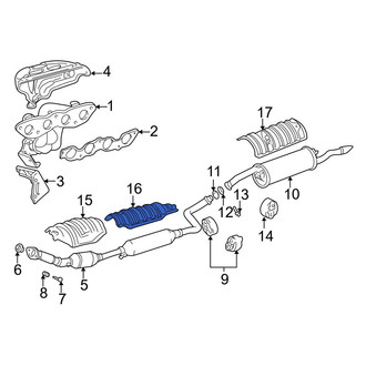 Toyota OE - Center Floor Pan Heat Shield
