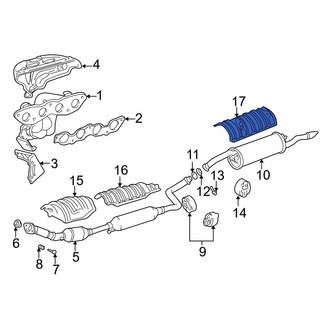 Toyota OE - Rear Floor Pan Heat Shield