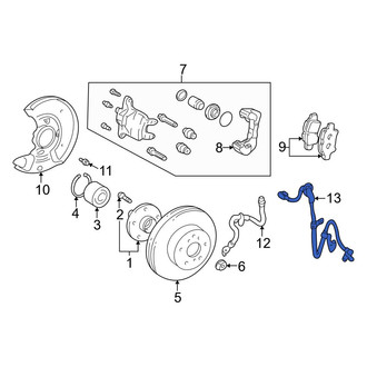 Toyota OE - Front Right ABS Wheel Speed Sensor