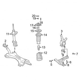 2003 Toyota Echo OEM Suspension Parts - Shocks, Struts | CARiD