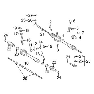 Toyota OE - Steering Gear & Linkage (Manual Steering), (Manual Steering)