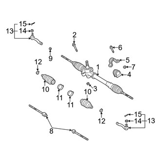 Toyota OE - Steering Gear & Linkage (Manual Steering), (Manual Steering)