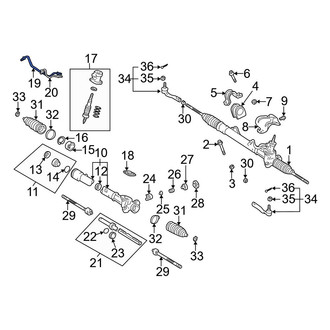 Toyota OE - Front Power Steering Hose Assembly