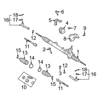 Toyota OE - Steering Gear & Linkage (Power Steering), (Power Steering)