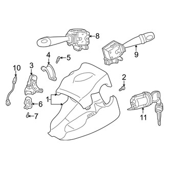 Toyota OE - Steering Column - Shroud, Switches & Levers