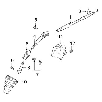 Toyota OE - Steering Column - Shaft & Internal Components