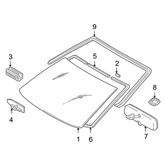 Toyota OE - Windshield - Glass