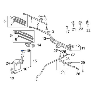 Toyota OE - Front Washer Fluid Reservoir Cap