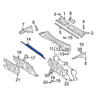Toyota OE - Outer Cowl Panel